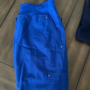 HEALING HANDS BLUE SCRUB PANTS / size small